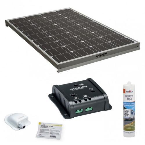 Pack ANTARION panneau solaire 110W camping car + Régulateur solaire SC10