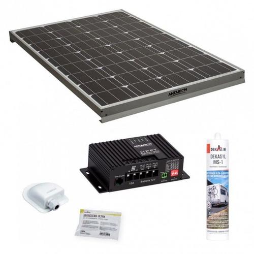 Pack ANTARION panneau solaire 110W camping car + Régulateur solaire MPPT10