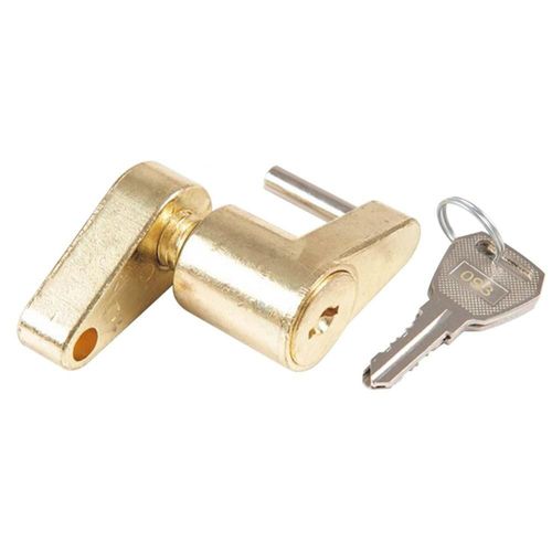 Verrou De Coupleur De Barre D'attelage De Remorque Universel En Alliage De Zinc 1/4 Pouces Avec 2 Clés
