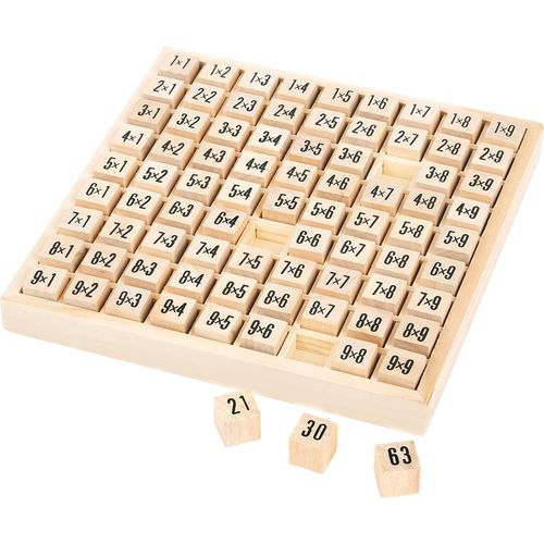 Table De Multiplication En Bois