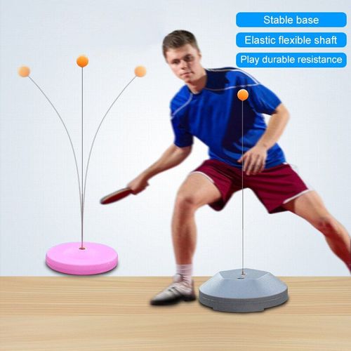 Ensemble De Balles De Ping Pong Tennis De Table Arbre De Rebond Pour Étudiants Machine À Services De Tangage Entraîneur Cadeau Raquette Sport