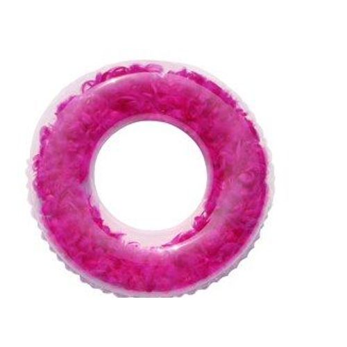 Anneau De Natation Gonflable Pour Bébé, Rond, À Paillettes De Plumes, Pour La Plage D'été