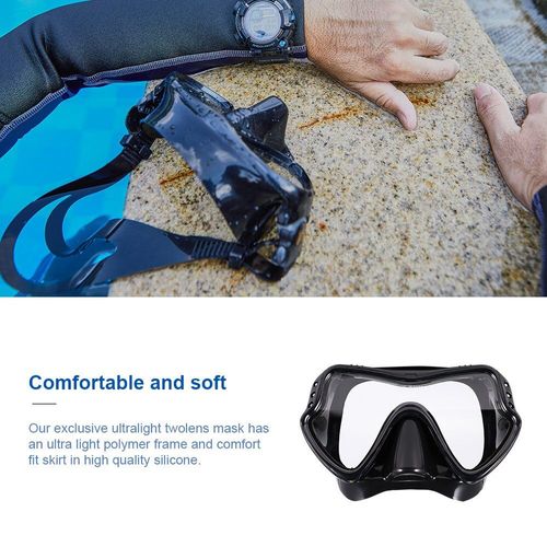 Masque De Plongée Sous Marine Professionnel En Silicone, Ensemble De Tuba, Utilisé Pour La Natation, Les Sports Aquatiques, Équipement