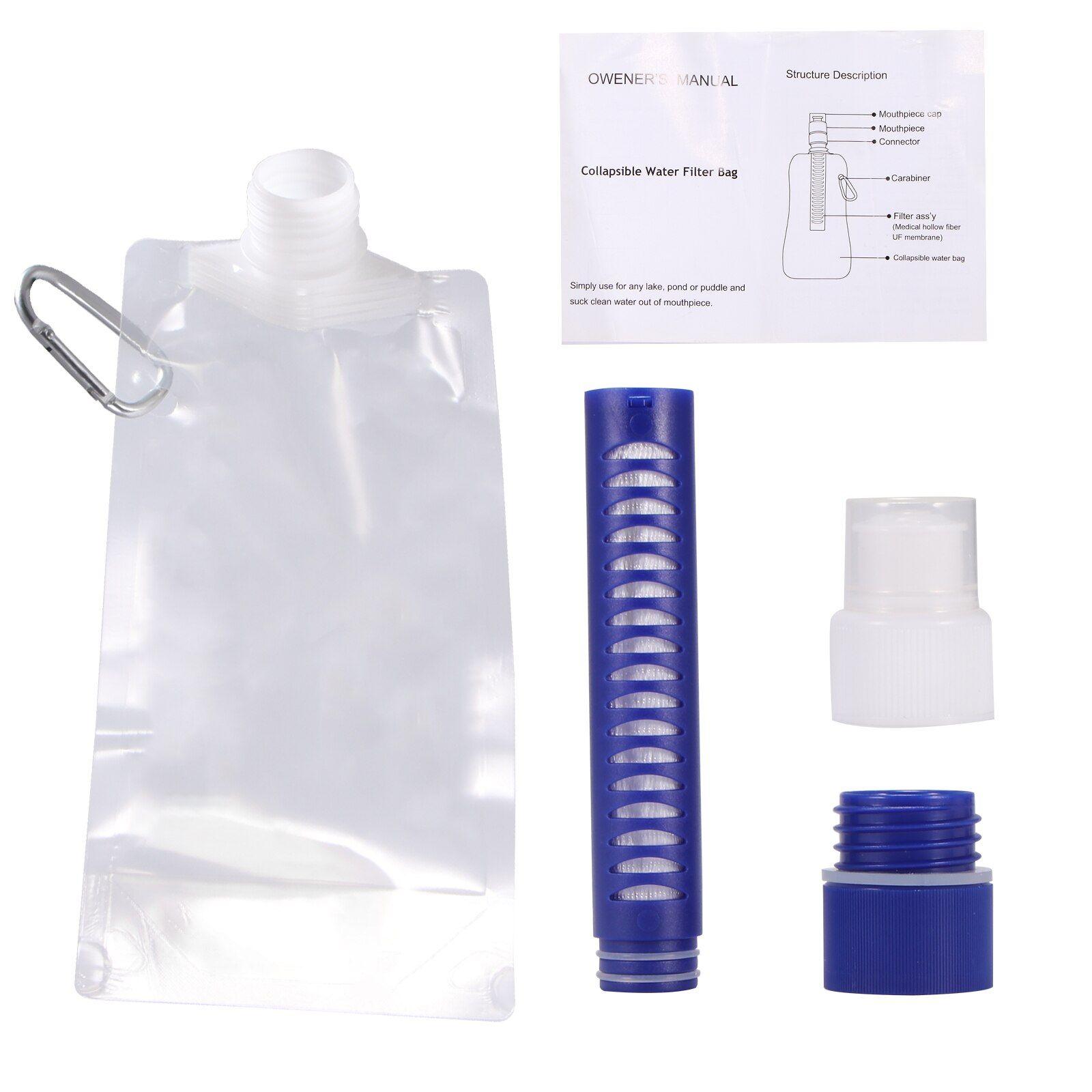 Bouteille De Filtration D'eau De 480ml, Systme De Filtratio...