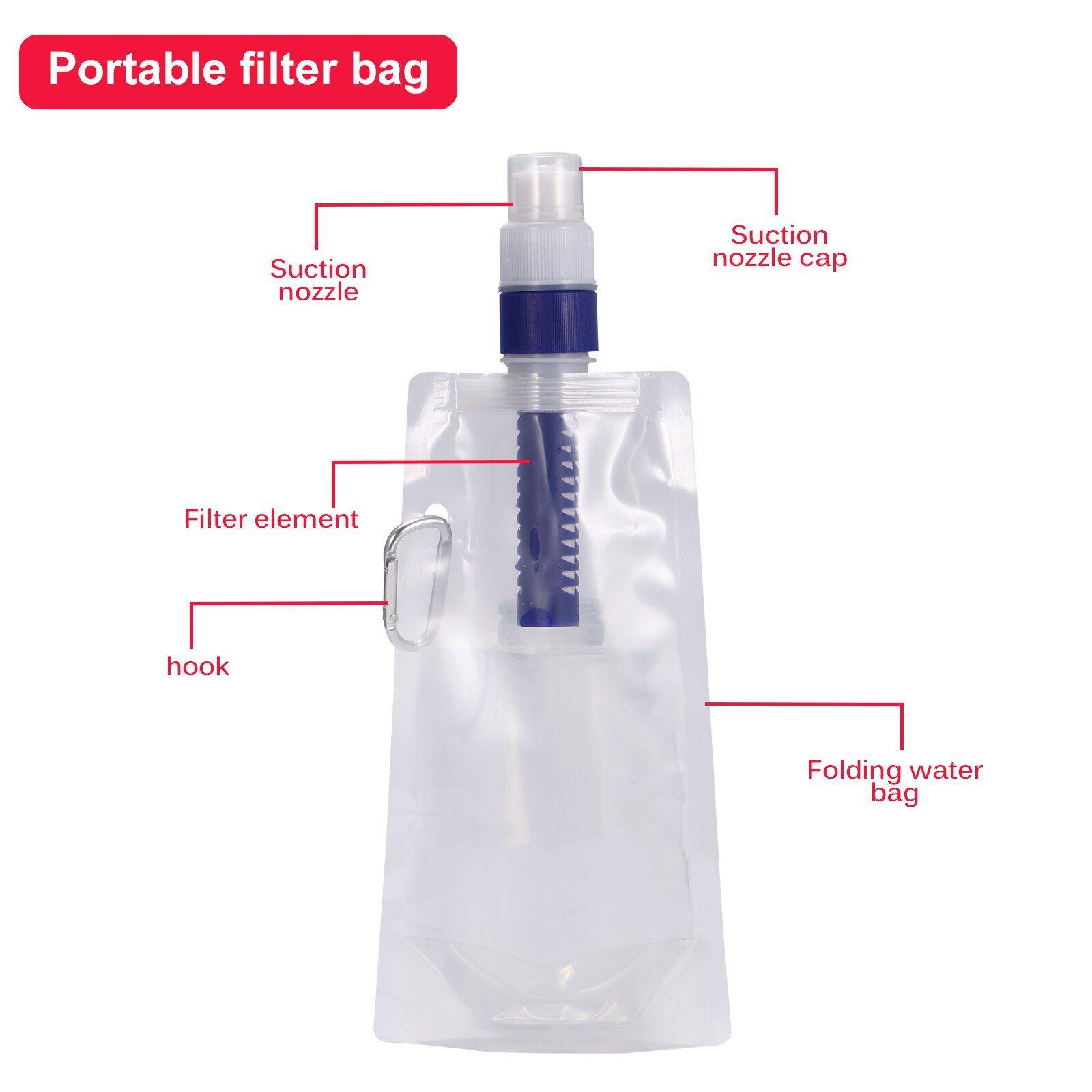 Bouteille De Filtration D'eau De 480ml, Systme De Filtratio... - 2