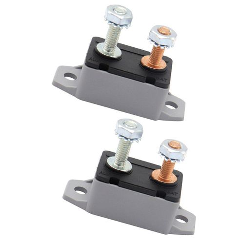 Disjoncteur De Protection À Réinitialisation Automatique Pour Bateau, 2 Pièces, 12/24v 10amp