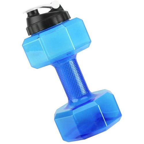 Bouteille D'eau Portable En Plastique Pour Homme, 2.6 L, Forme D'haltère, Pour La Randonnée, Le Sport, Le Fitness