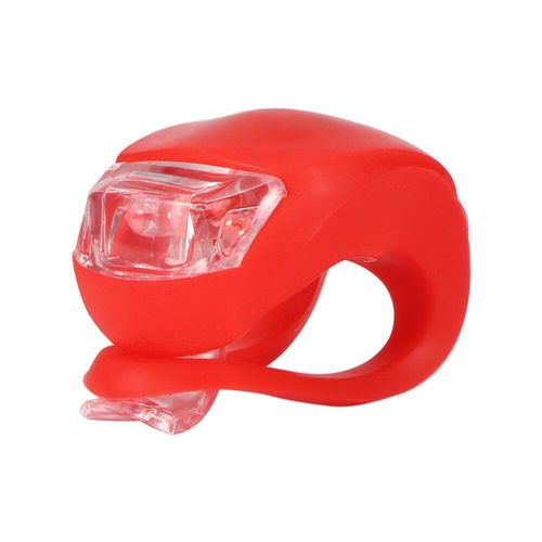 Feu Avant Et Arrière Étanche En Silicone À Led Pour Bicyclette, Accessoires De Bicyclette, Phare Avant Et Arrière À Piles