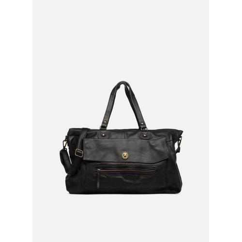 Sacs À Main Totally Royal Leather Travel Bag Par Pieces Noir