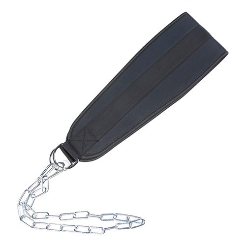 Ceinture De Levage À Chaîne En Nylon, Charge De Poids, Dip, Ceinture De Taille Pour Menton, Haltère, Fitness, Musculation