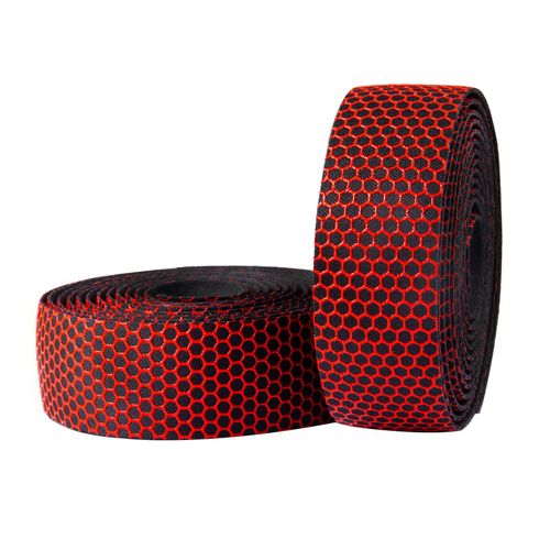 Ruban Universel Antidérapant En Silicone, 2 Pièces, Bande De Guidon De Vélo En Nid D'abeille, Bande De Poignée Supérieure Résistante À L'usure, Bandes De Barre De Vélo Légères