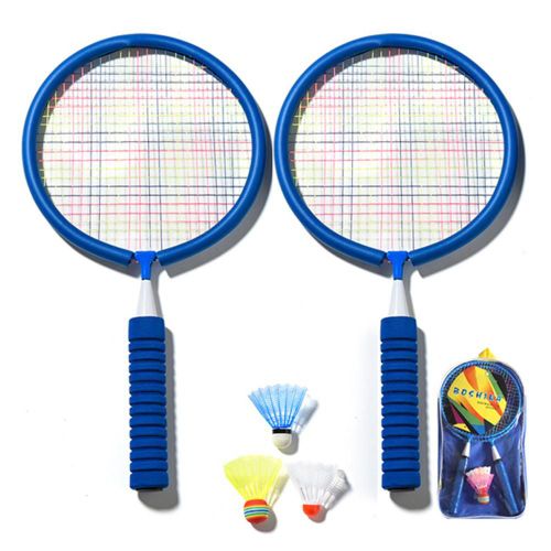 1 Paire De Raquettes De Badminton Pratiques, Ensemble Avec Sac, Sports De Plein Air, Divertissement, Entraînement, Enfants, Adultes, Confortables