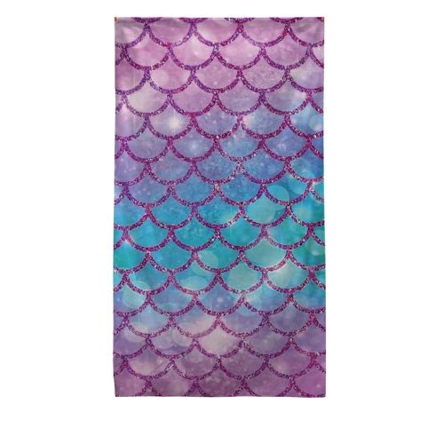 Serviette De Plage Princesse Sirène 35x70cm, Impression Innovante, Châle De Protection Solaire Absorbant, Serviette De Bain À Séchage Rapide, Accessoires De Natation