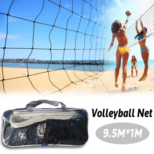 Filet De Badminton Portable 9.5x1m, 1 Pièce, Pour L'intérieur Ou L'extérieur, Pour La Plage, Exercice D'entraînement