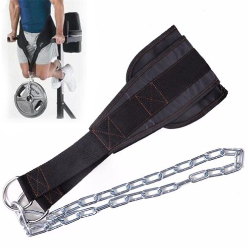Ceinture De Traction Avec Chaîne En Métal Plus Épaisse, Équipement De Gymnastique, Musculation, Musculation, Fitness