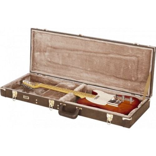 Gator - Gw-Elect-Vin - Étui Deluxe Bois Guitare Électrique - Marron Vintage