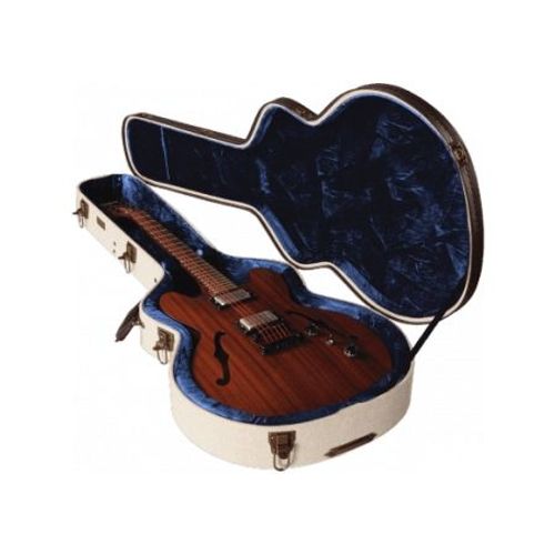 Gator - Gw-Jm 335 - Étui Bois Deluxe Pour Guitare Semi-Hollow - Beige