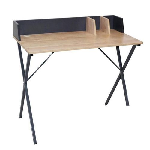 Paris Prix - Bureau Design "Brice" 90cm Gris