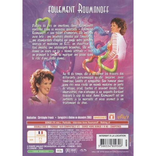 Roumanoff, Anne - Follement Roumanoff, Anne À Bobino - Édition Collector