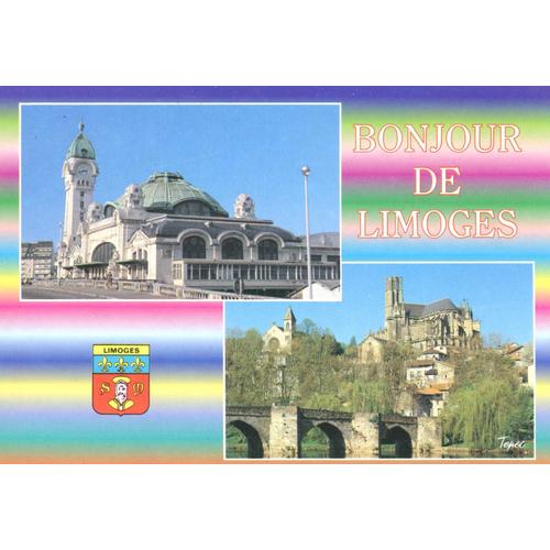 Carte Postale De Limoges (Haute-Vienne) 2 Vues