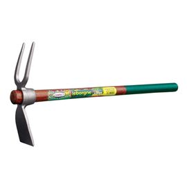 Serfouette 22 cm panne et fourche Compact - manche bois 50 cm certifié PEFC 100%