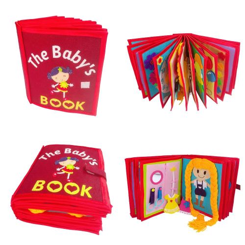 Livre En Tissu Non Tissé Pour Enfants, Livre D'images, Manuel, Livre D'apprentissage Montessori Pour Bébé, Jouets Éducatifs Précoces, Développement Cognitif