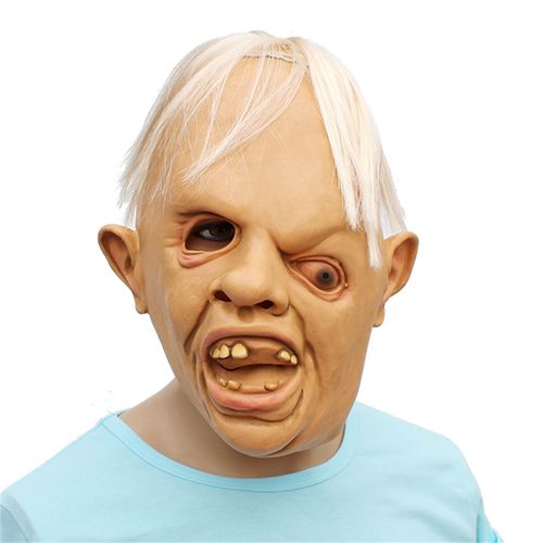 Masque Facial En Silicone Pour Adultes, Déguisement De Fête, Cosplay, Horreur, Accessoires De Clown, Couvre Chef, Jouets Pour Adultes, Robe De Bal