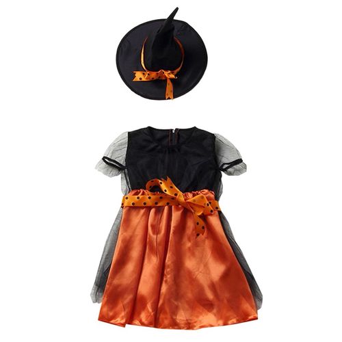 Ensemble De Vêtements De Printemps Et D'automne Pour Bébé Fille, Costume Cosplay D'halloween, Robes De Fête + Chapeau, Casquette, Tenue Décontractée, Survêtement Pour Enfant