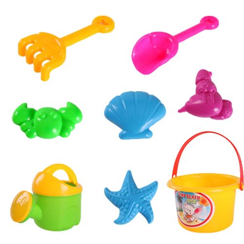 Jeu De Plage Pour Bébé, 8 Pièces, Jouets De Plage Pour Enfants, Kit De Bac À Sable, Jouets D'été Pour Jouer À L'eau