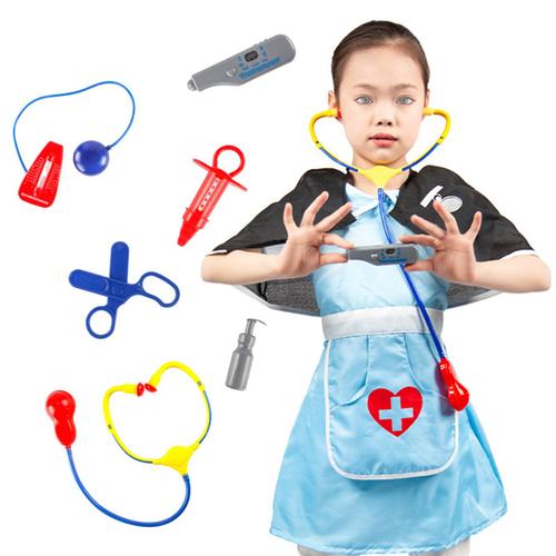 Vêtements Cosplay Pour Enfants, Costume De Jeu De Rôle De Docteur Avec Accessoires, Jouet De Simulation D'halloween Pour Tout Petits, Vêtements De Fête