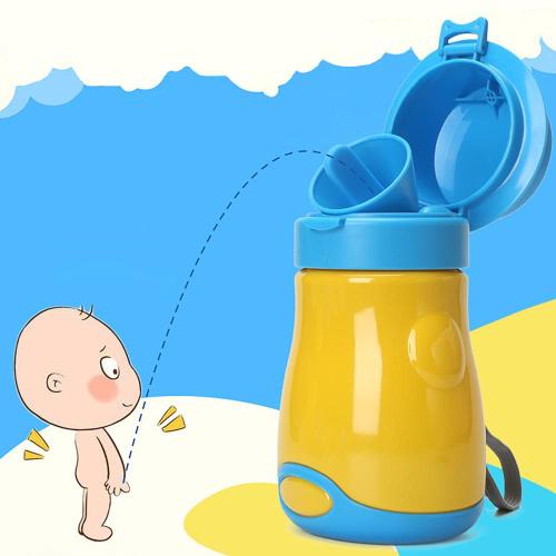 Pot Portable Pour Bébé, Urinoir De Toilette D'urgence Pour Voyage En Camping Car Et Formation À Pipi Pour Enfant (Garçon)