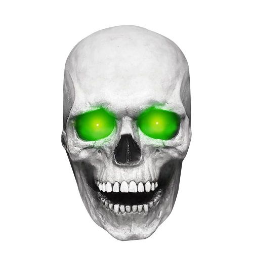 Masque Tête De Mort Luminescent Pour Adultes, Accessoire De Fête D'halloween Effrayant, Costume De Cosplay En Latex, Amusant