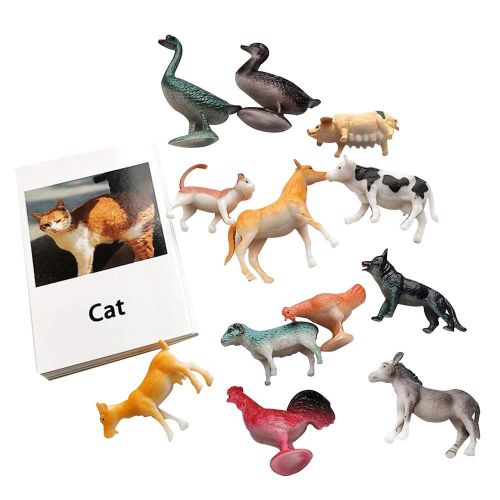 Moules Animaux Montessori, Cartes Assorties, Apprentissage Des Langues Pour Enfants, Aides Pédagogiques, Jouets Éducatifs De La Petite Enfance