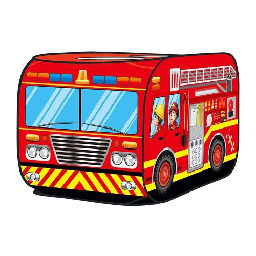 Tente De Jeu Popup Pour Enfants, Maison De Jeu Pliable, Camion De Pompiers, Voiture De Police, Maison, Bus, Jeu D'intérieur Et D'extérieur