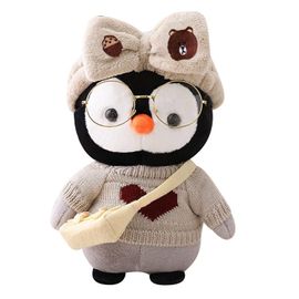 Peluche Animal En Peluche Mignon Kawaii, Dessin Animé Pingouin Cosplay, Déguisement, Jouets Pour Bébé, Poupée En Peluche, Cadeau D'anniversaire