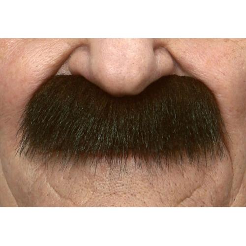 Moustache Brune Émoussée Du Sergent Militaire