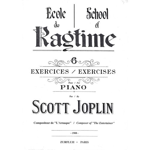 Ecole Du Ragtime, 6 Exercices