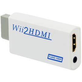 Adaptateur/Convertiseur HDMI 3.5mm Audio Full HD pour Wii - Blanc