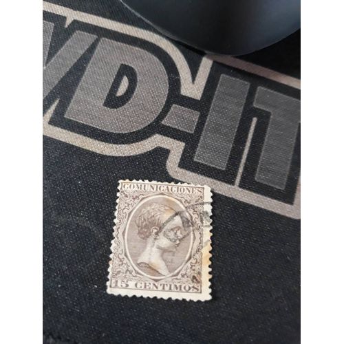 Timbre Espagne Roi King Alphonse 1890 Environ Tp24