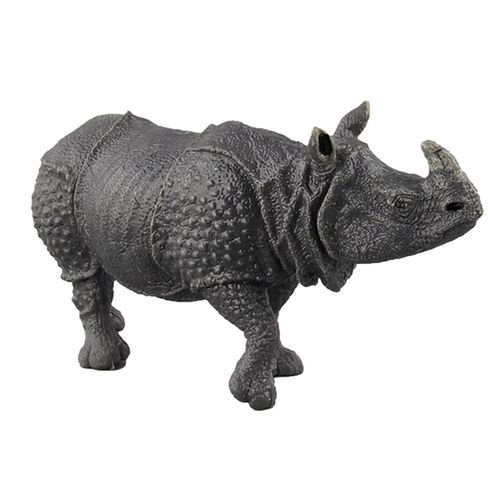 Jouet Ancien Pour Enfants, Modèle Réaliste De Forêt, Figurine De Rhinocéros, Cadeau Animal Sauvage