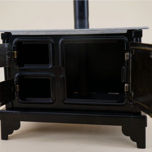 Poêle En Fer À L'ancienne Pour Maison De Poupée, Ornement De Maison De Poupée Pour Enfants, Mini Meubles Jouet Cadeau Accessoires Cuisine Cheminée Cuisine Décor De Maison