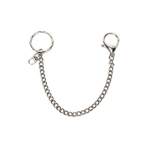 18cm de Long en métal portefeuille ceinture chaîne Rock Punk pantalon Hipster pantalon Jean porte clés hommes HipHop bijoux argent anneau pince porte clés