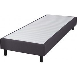 Sommier 90 X 190 Kit 90x190cm Déco Anthracite Livré En Kit Carton