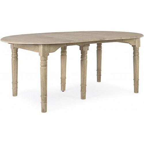 Table De Salle À Manger Bedford Table Extensible Chêne 110/272 X 110 Cm