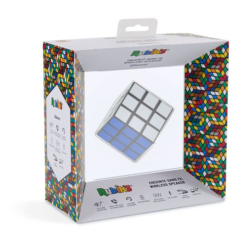 Bigben Rubik's BT17RUBIKS - Enceinte sans fil Bluetooth - Jaune