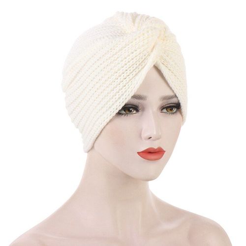 Casquette Hijab Intérieure Musulmane En Cachemire, Turban, Couvre Chef Indien En Laine Tricotée, Bonnet Turban, Sous Foulard