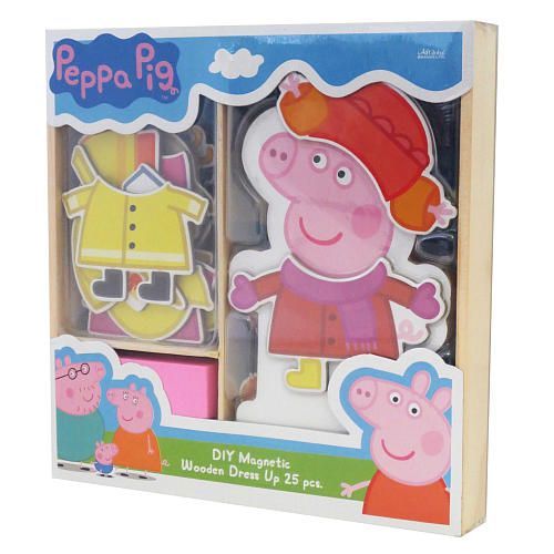 Peppa Pig Magnetic Wood Dress Up Puzzle (25 Piece)
