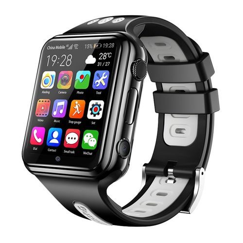 Montre Gps 4g Montre Connectée Android 1.54" 2+16go Wifi Bluetooth Noire Grise + Sd 4go Yonis