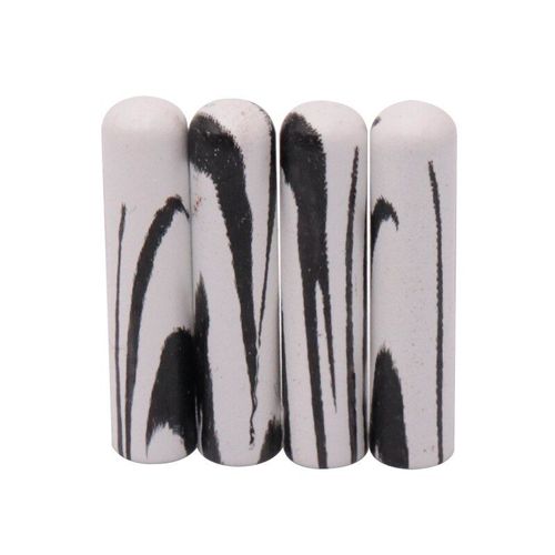 Embouts De Dentelle À Motif Liquide Noir Et Blanc, 2021x4.7 Mm, Installation Facile, Embouts Métalliques Pour Cordons De Chaussures, 20.6