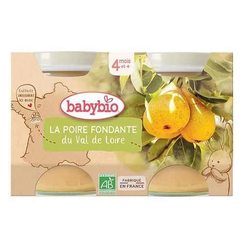 Babybio Poire Xenia Du Val De Loire Bio 260g 